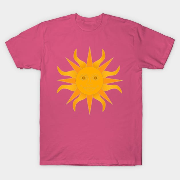 Miss Golden Sun T-Shirt by clovesv